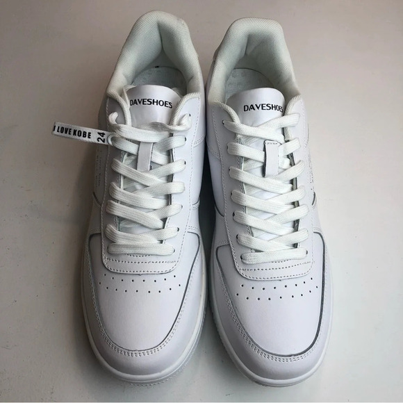 DAVESHOES Mamba 24 White Mens Sneaker - Picture 10 of 14